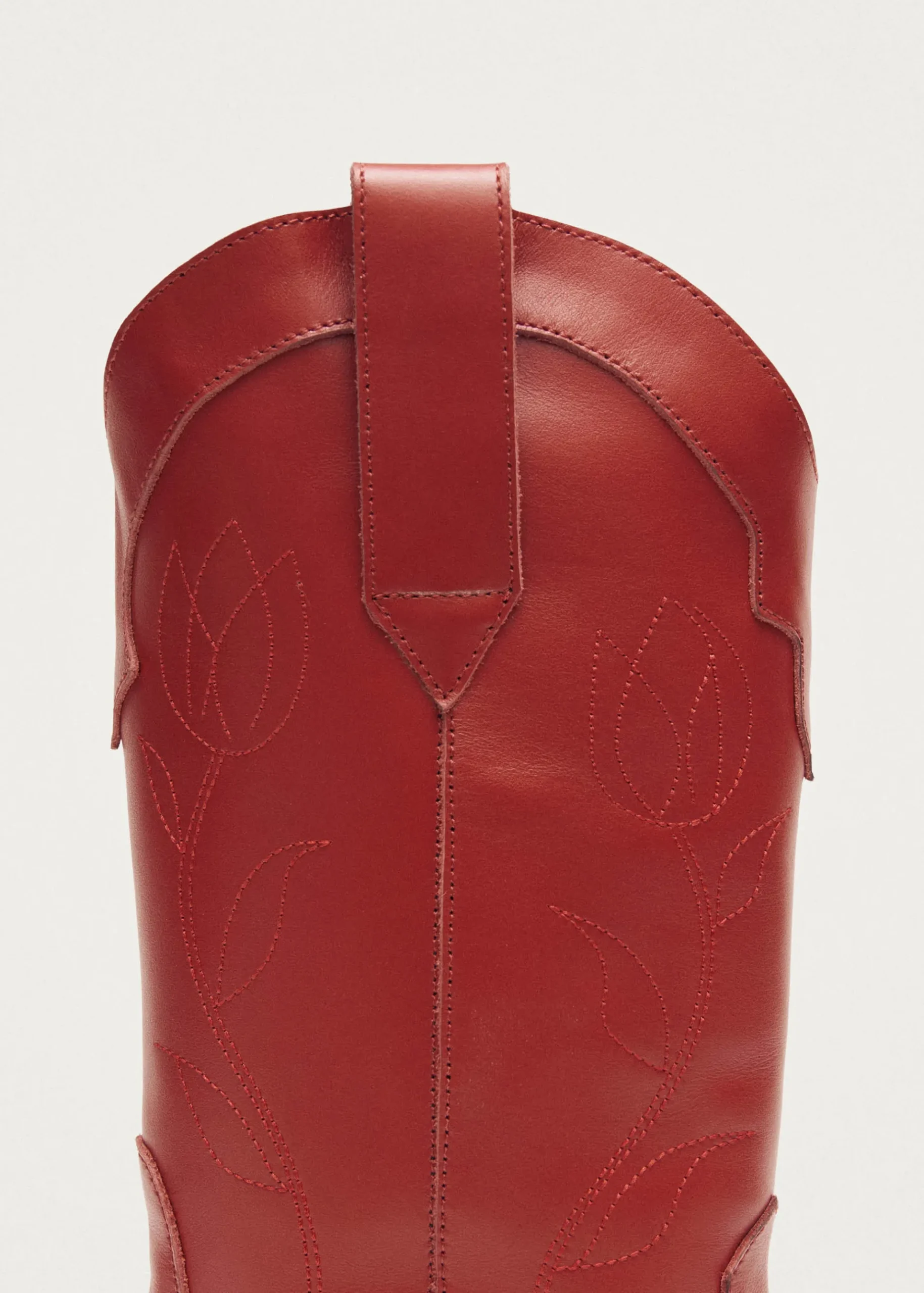 Liberty Rote Cowboystiefel aus Leder