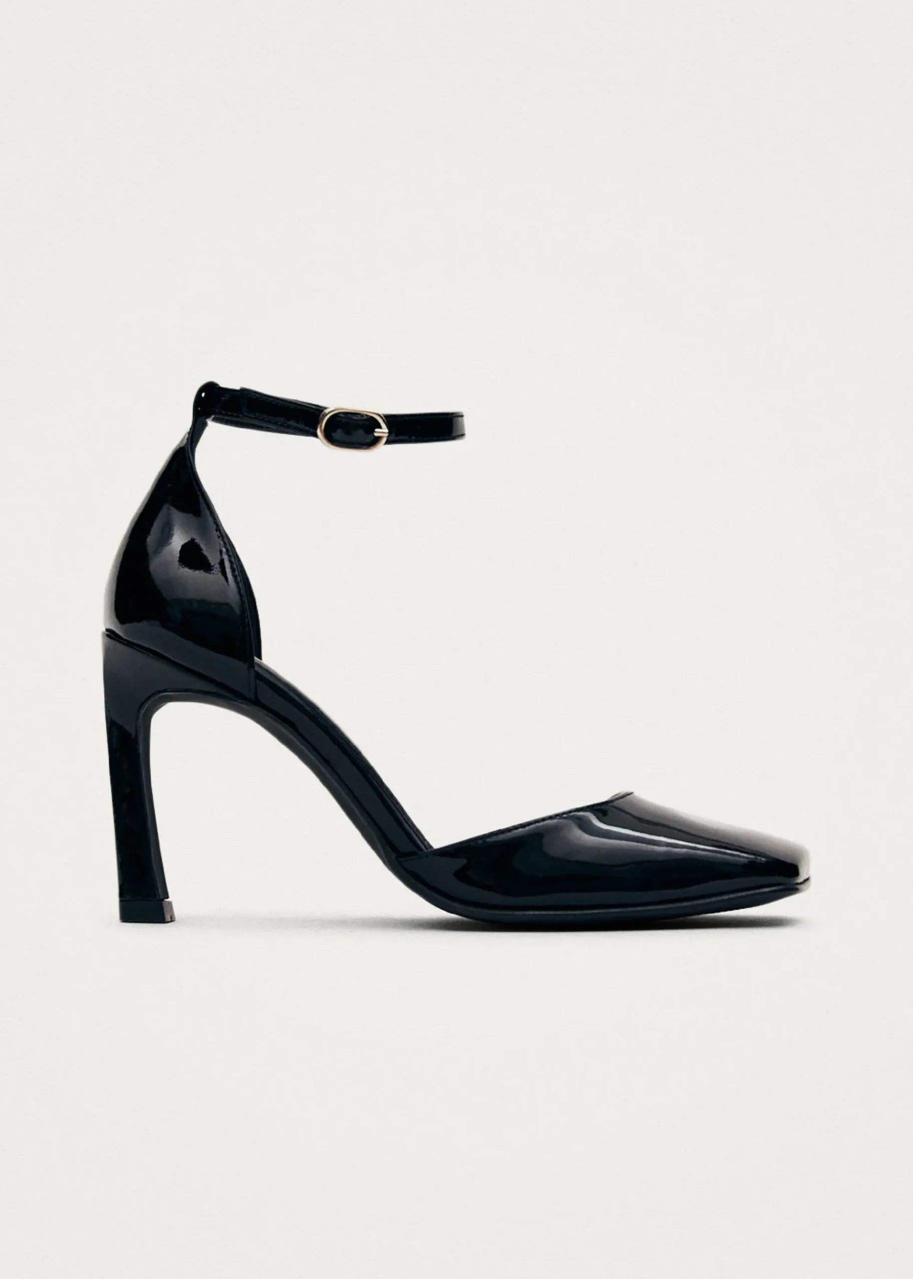 Liebe Onix Schwarze Leder Pumps