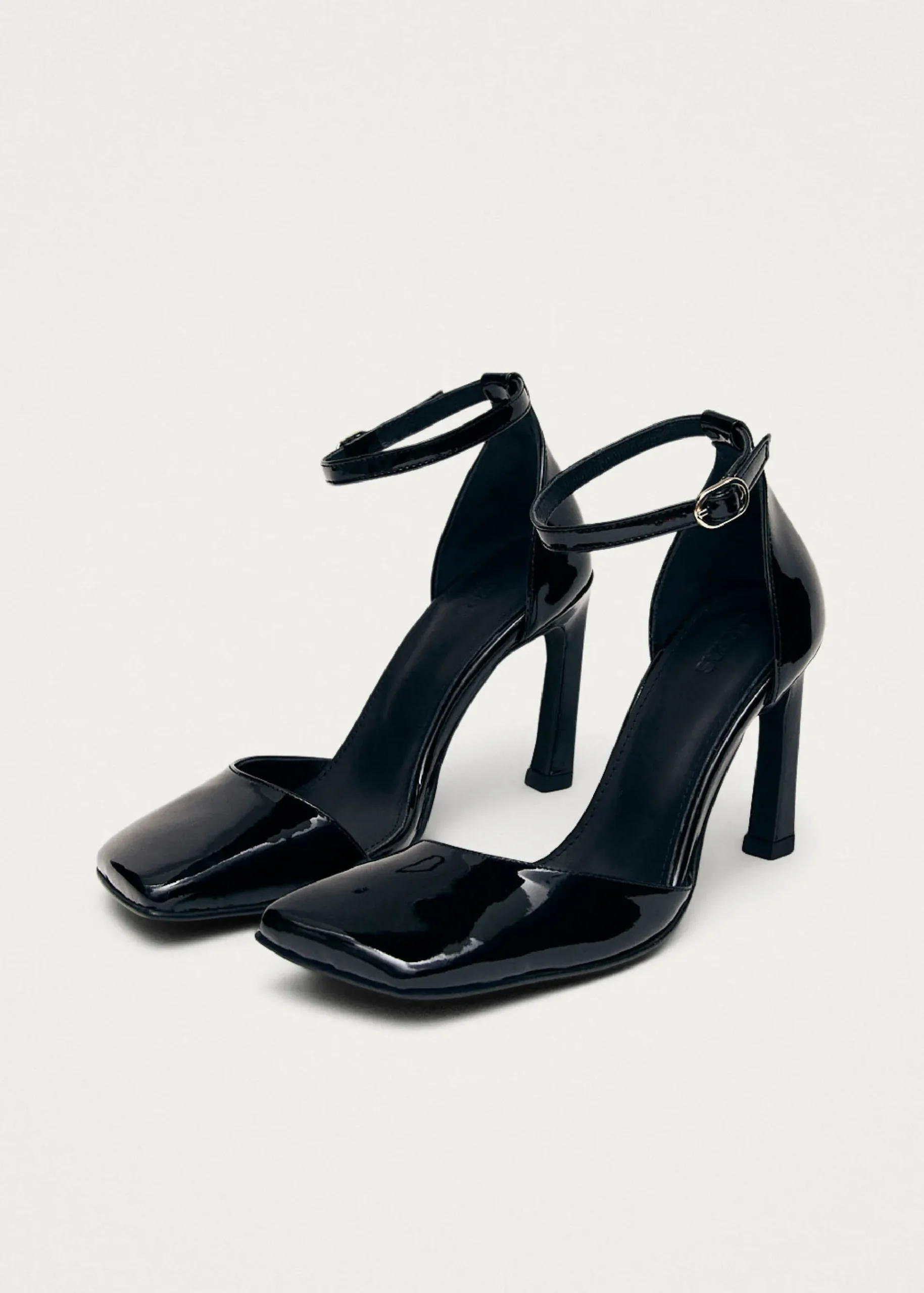 Liebe Onix Schwarze Leder Pumps