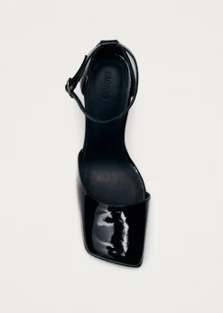 Liebe Onix Schwarze Leder Pumps
