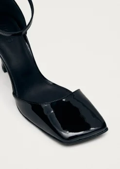 Liebe Onix Schwarze Leder Pumps