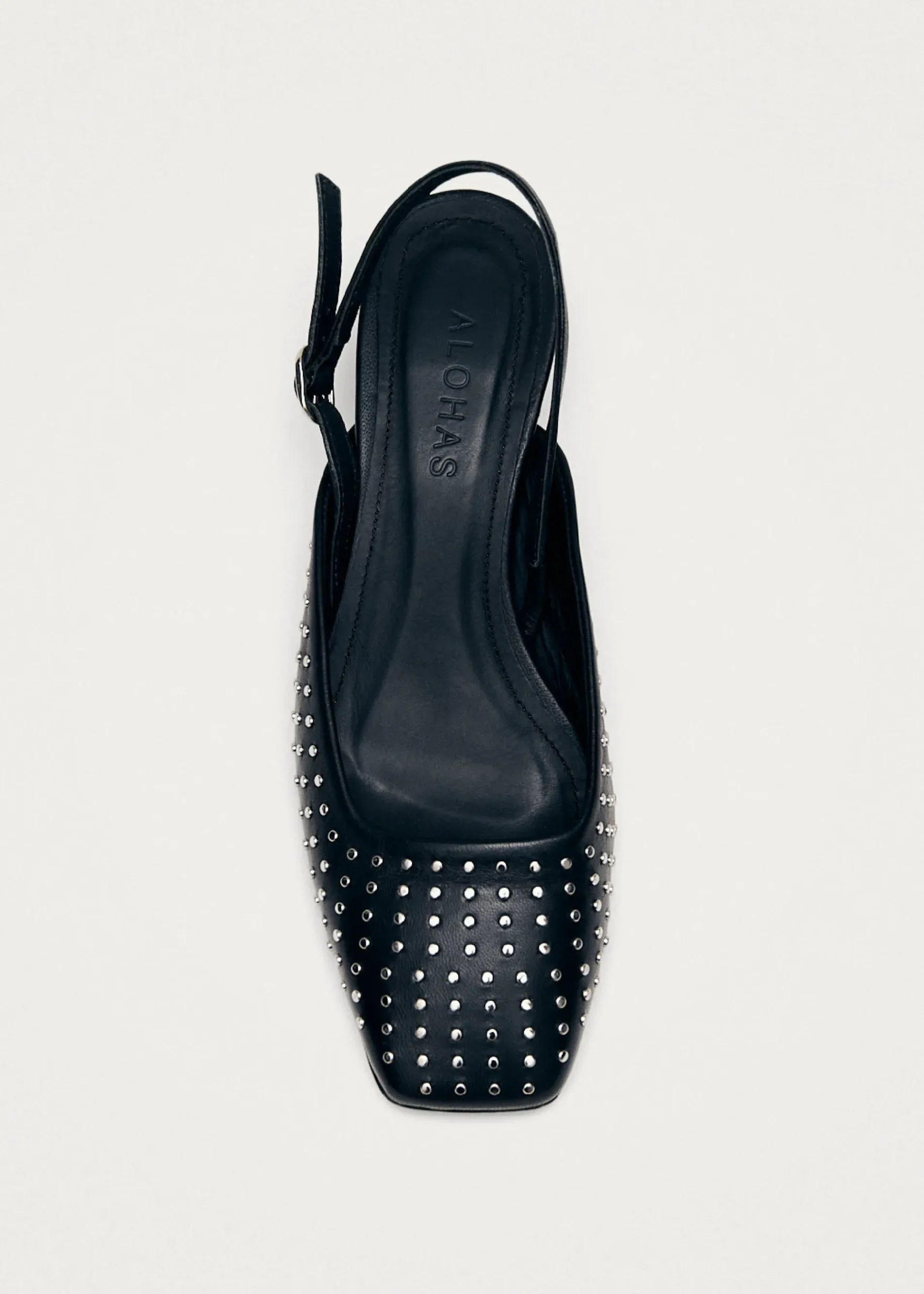 Lindy Schwarze Lederpumps