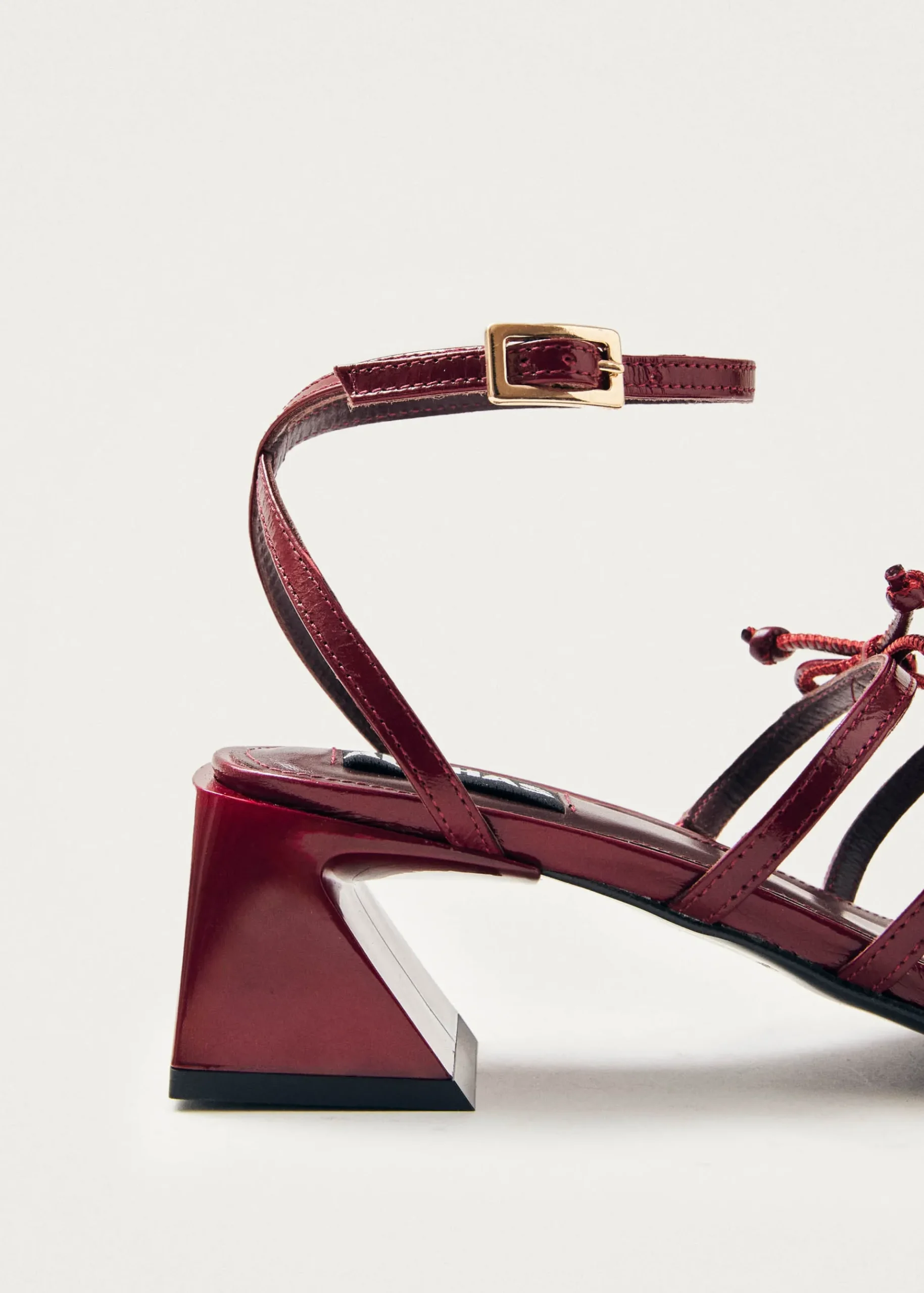 Luzelle Onix Burgundy Leather Sandals