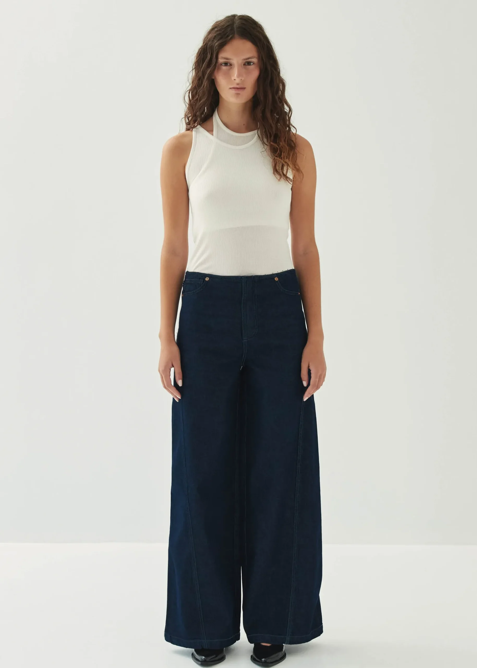 Magda Indigo Denim Trousers