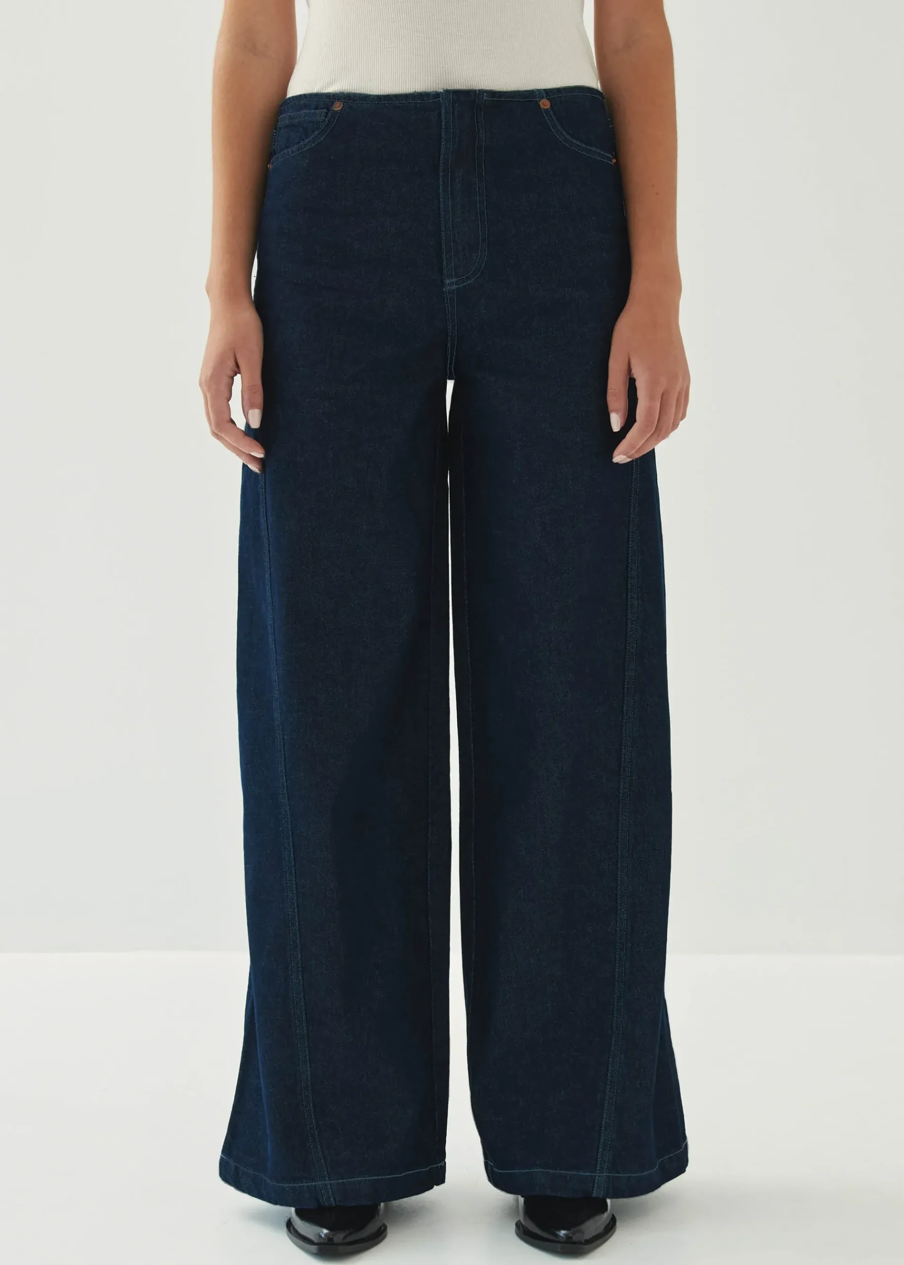 Magda Indigo Denim Trousers