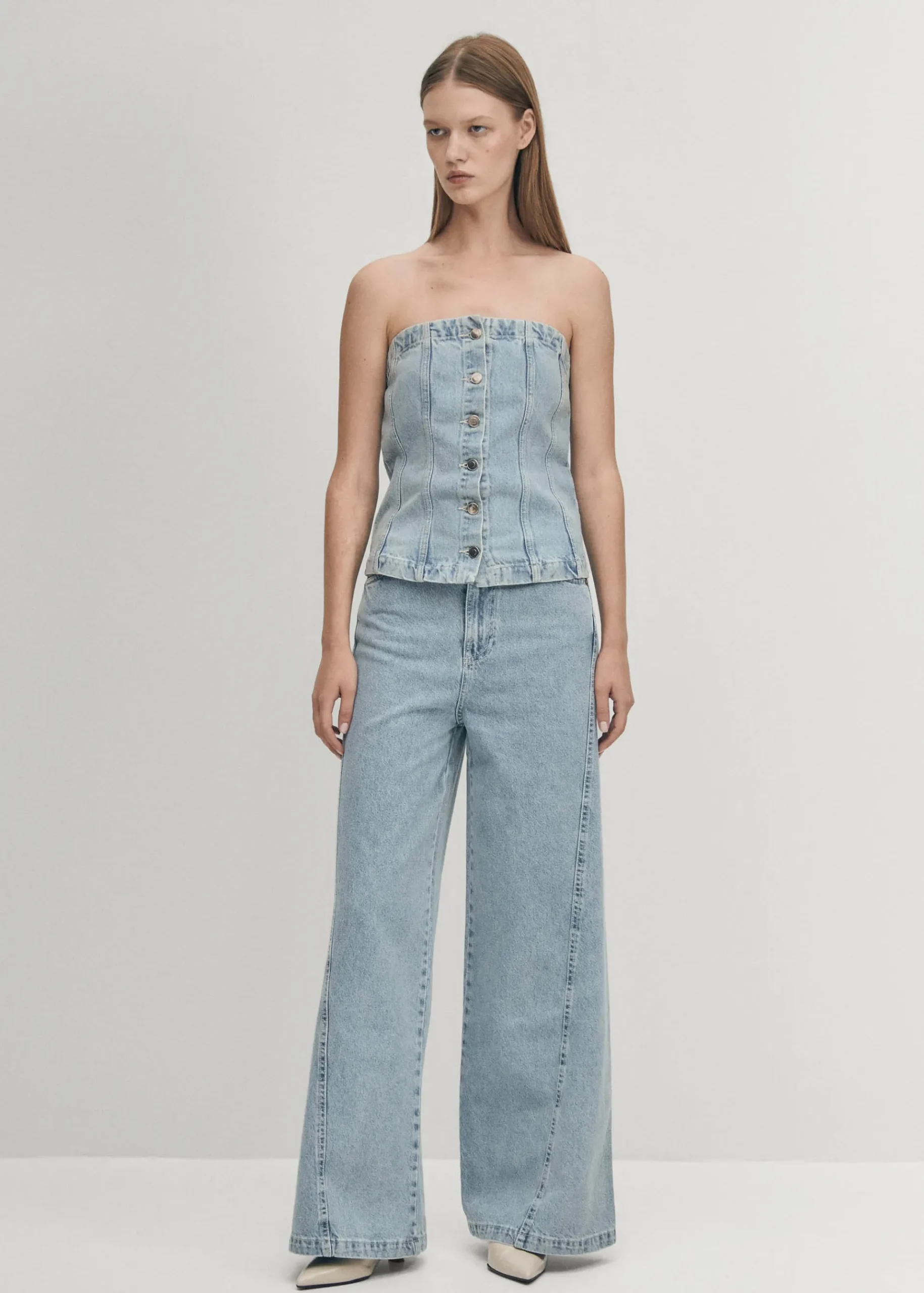 Magda Low-Rise Blaue Jeans