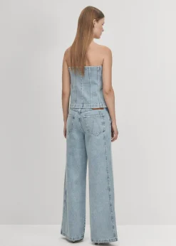 Magda Low-Rise Blaue Jeans