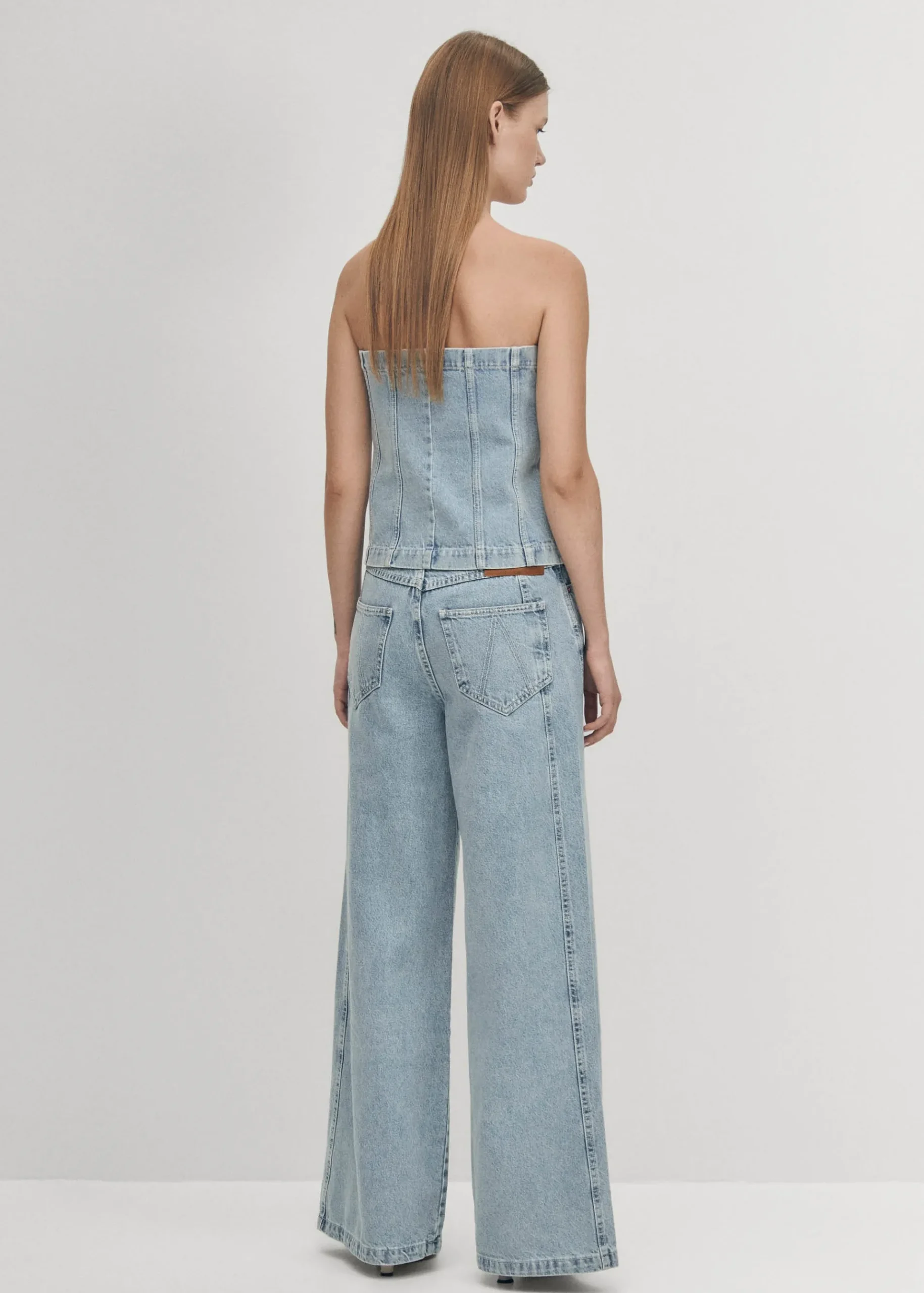 Magda Low-Rise Blaue Jeans