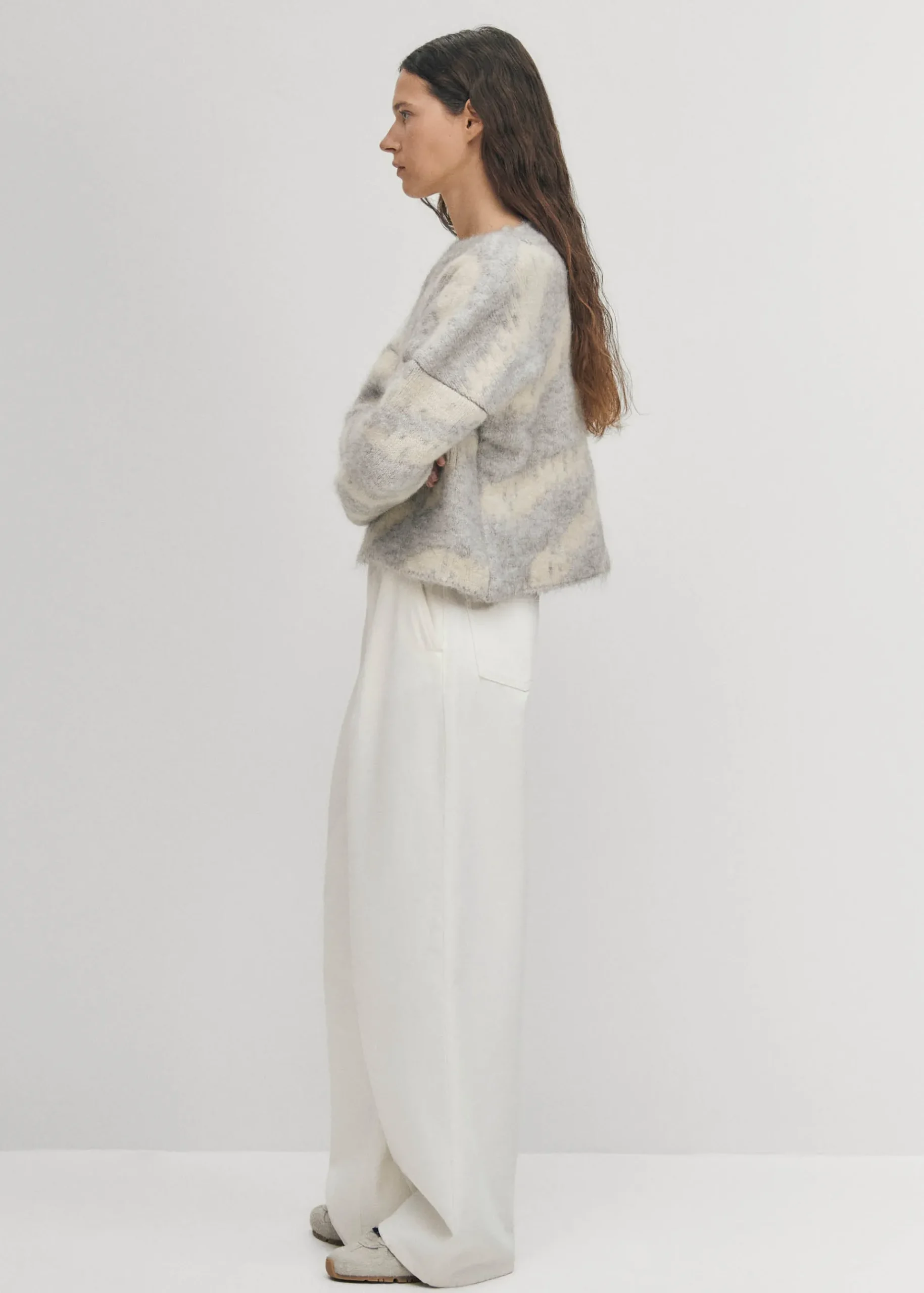 Malmo Grauer Pullover
