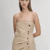 Moon Beige Top Hochwertiges Oberteil in Mondbeige
