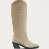 Mount Beige Wildleder-Stiefel