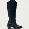 Mount Black Leather Boots