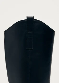 Mount Black Leather Boots