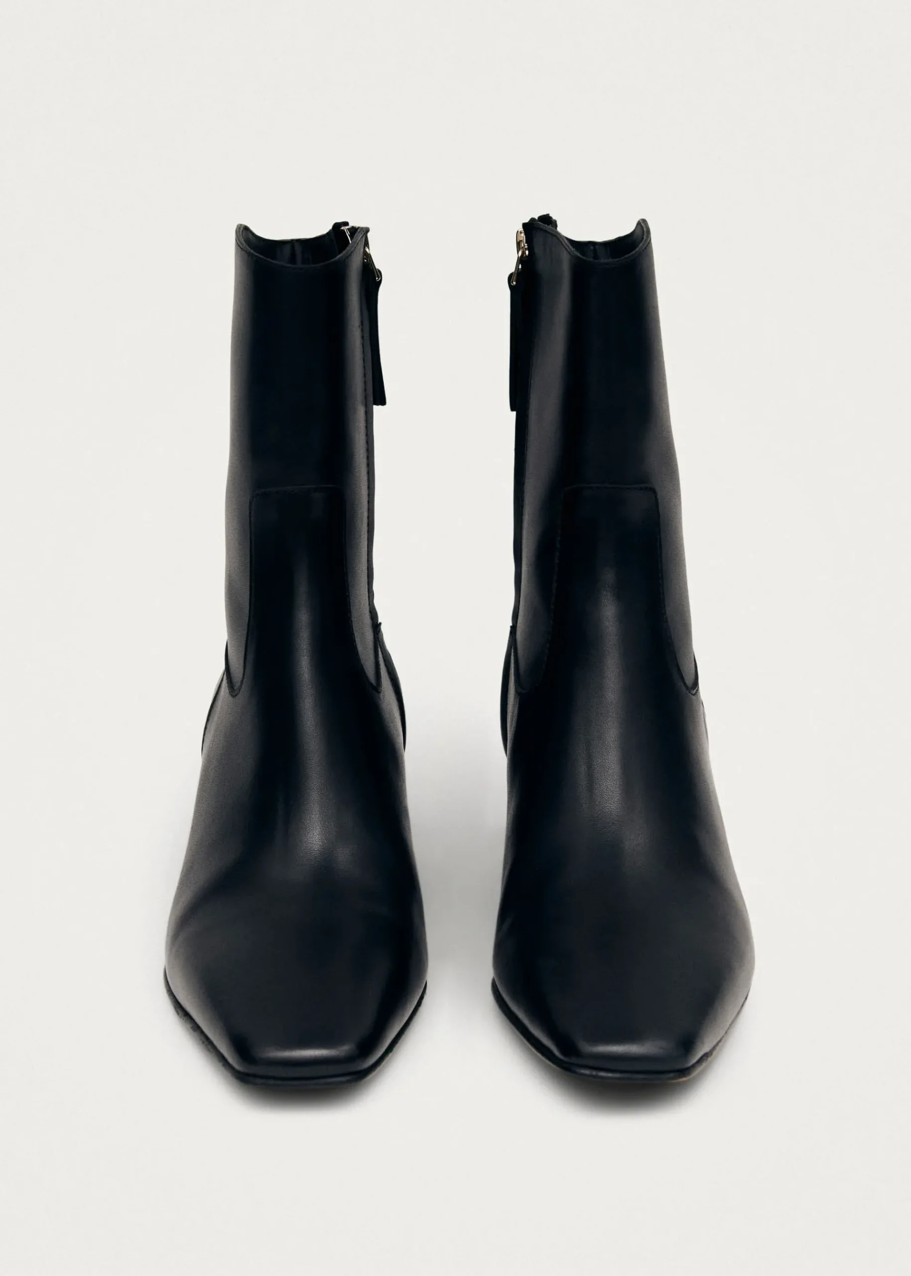 Nash Black Leather Ankle Boots