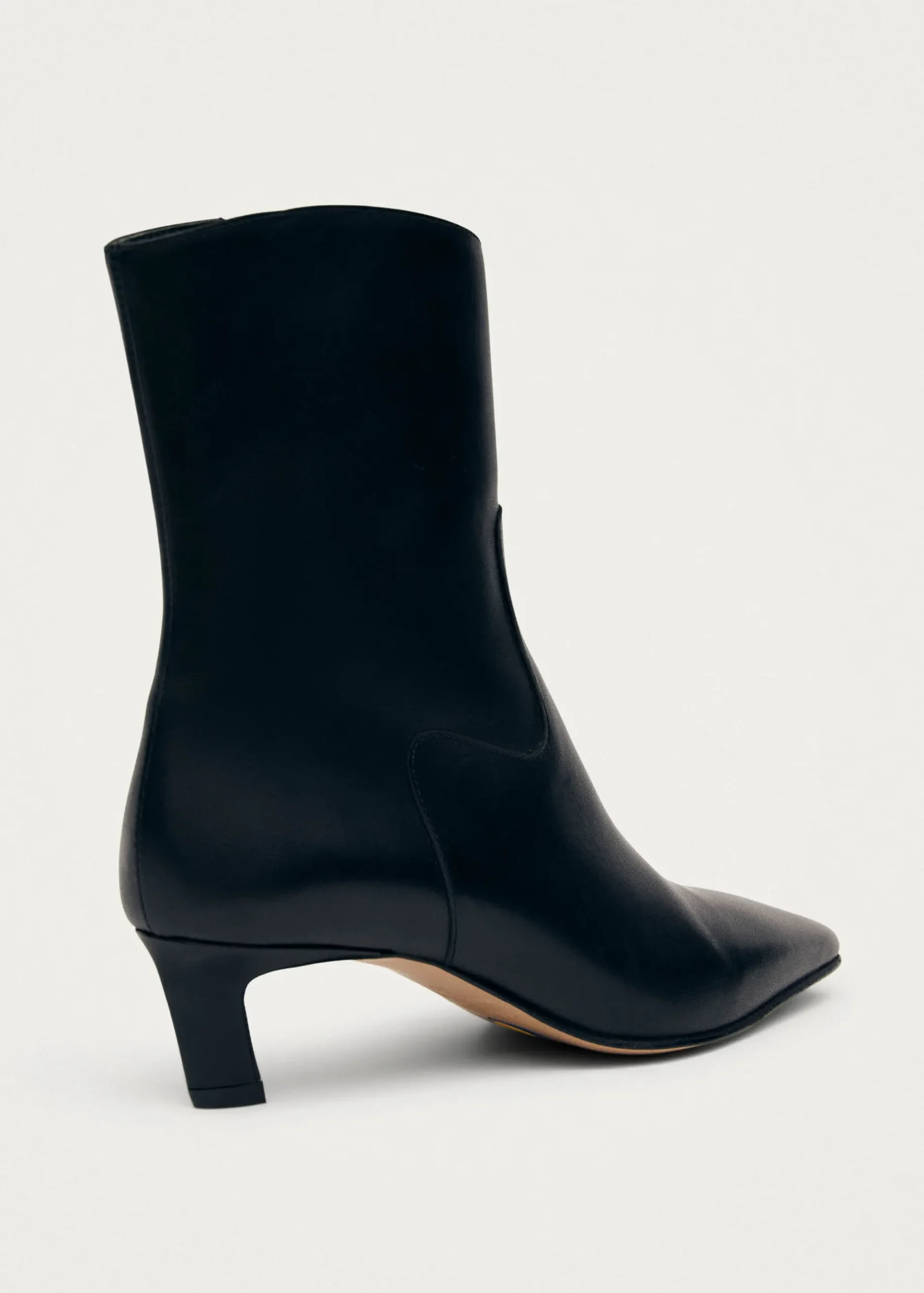 Nash Black Leather Ankle Boots