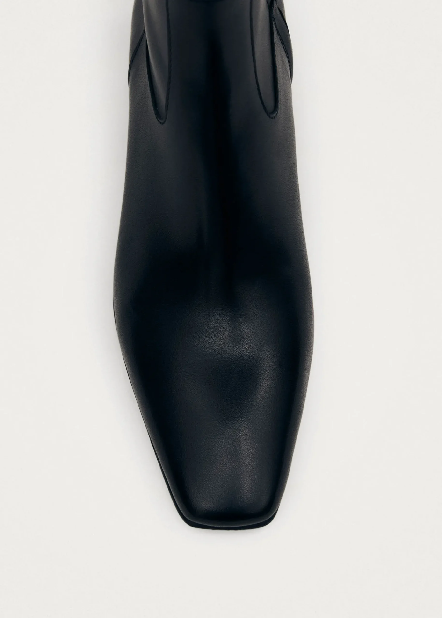 Nash Black Leather Ankle Boots