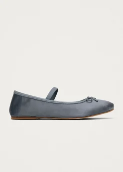 Odette Graue Flache Ballerinas