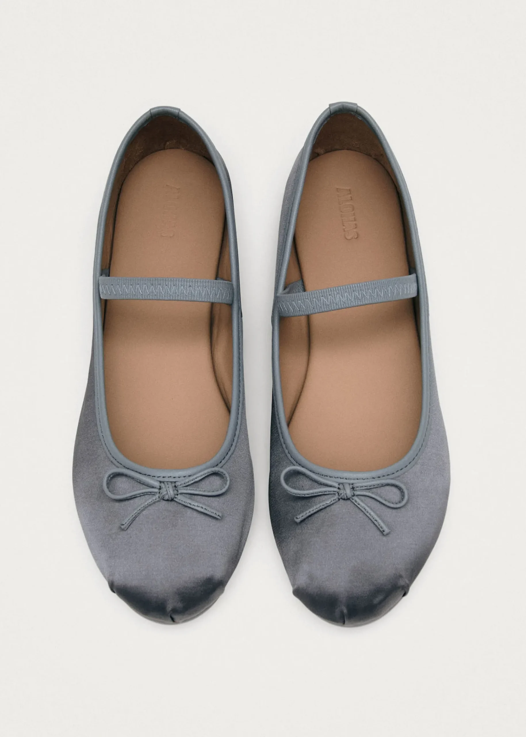 Odette Graue Flache Ballerinas