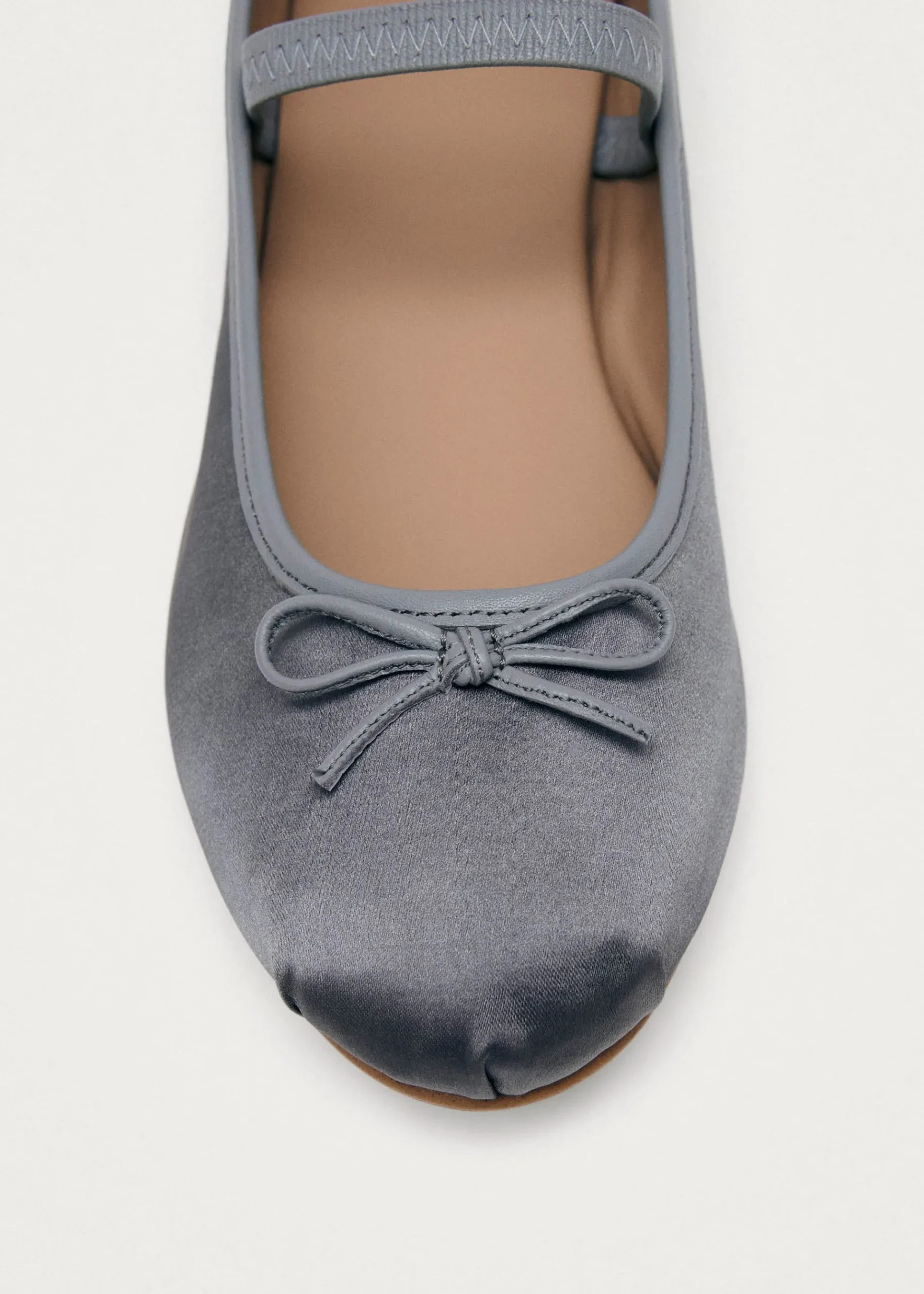 Odette Graue Flache Ballerinas