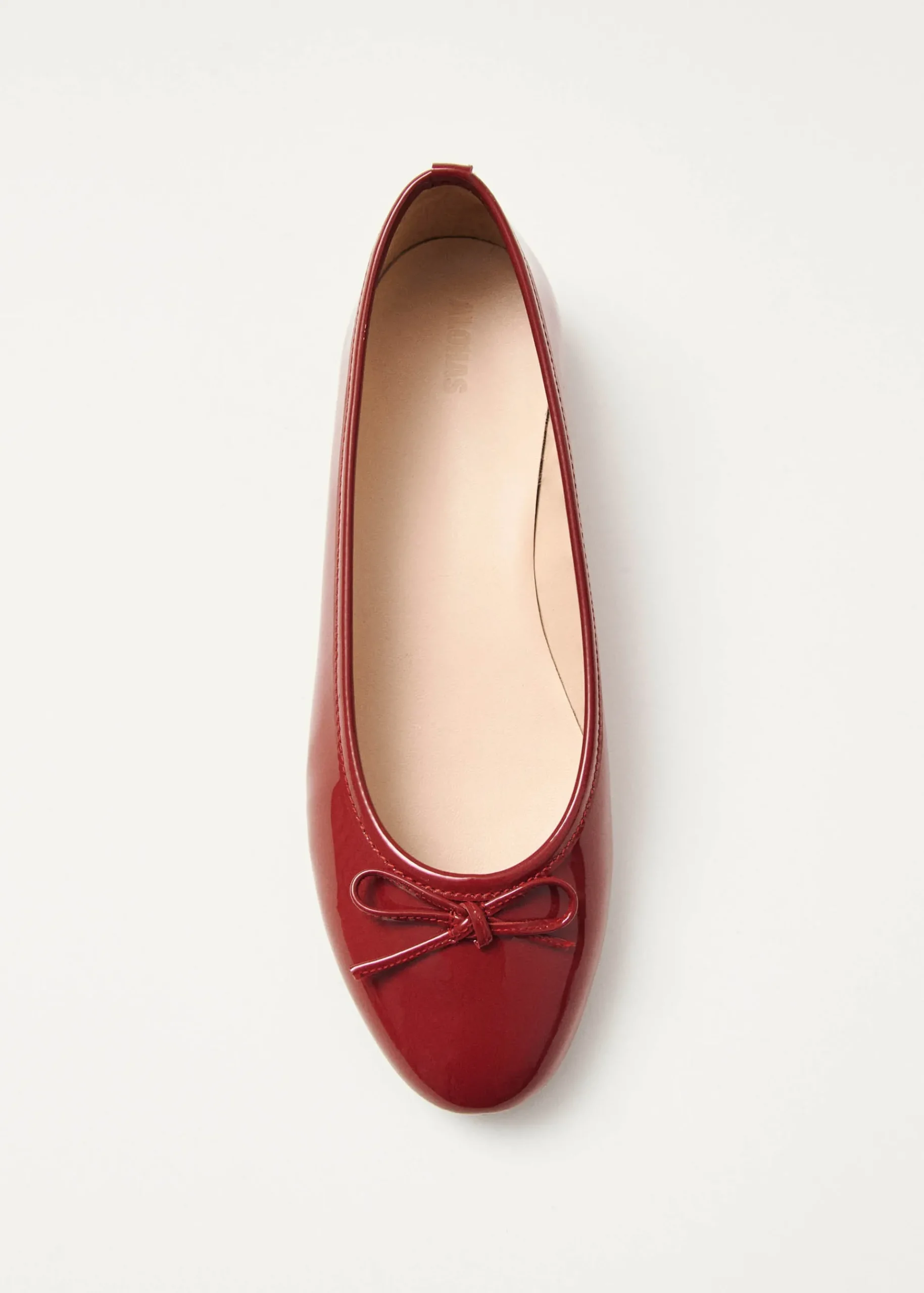 Oriana Onix Ballerinas aus Rotem Leder