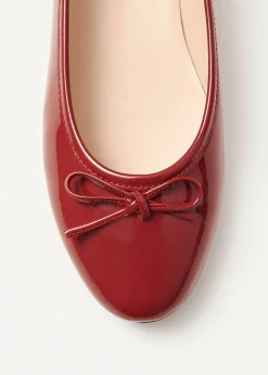 Oriana Onix Ballerinas aus Rotem Leder