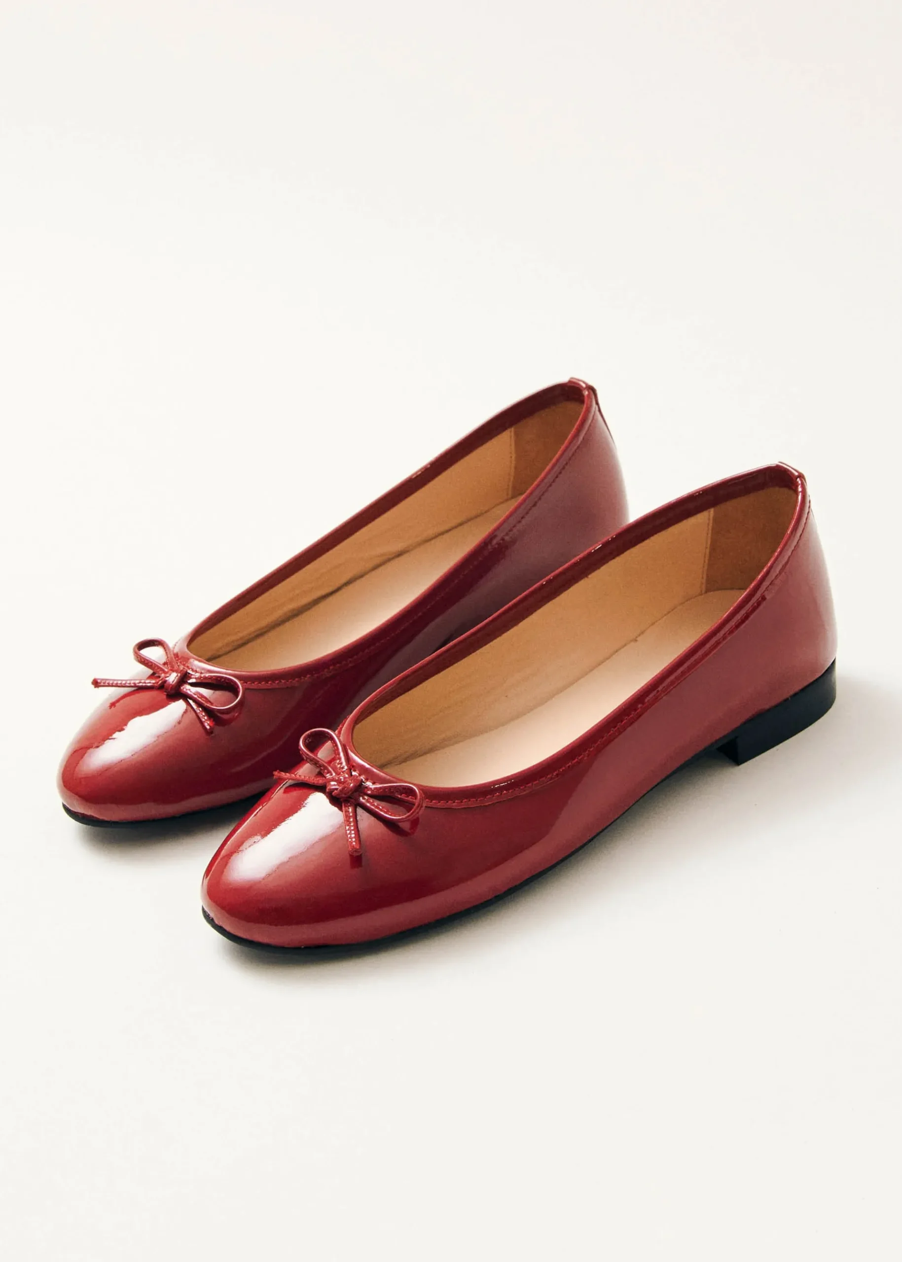 Oriana Onix Ballerinas aus Rotem Leder