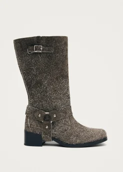 Rocky Suede Fuzzy Dust Khaki
