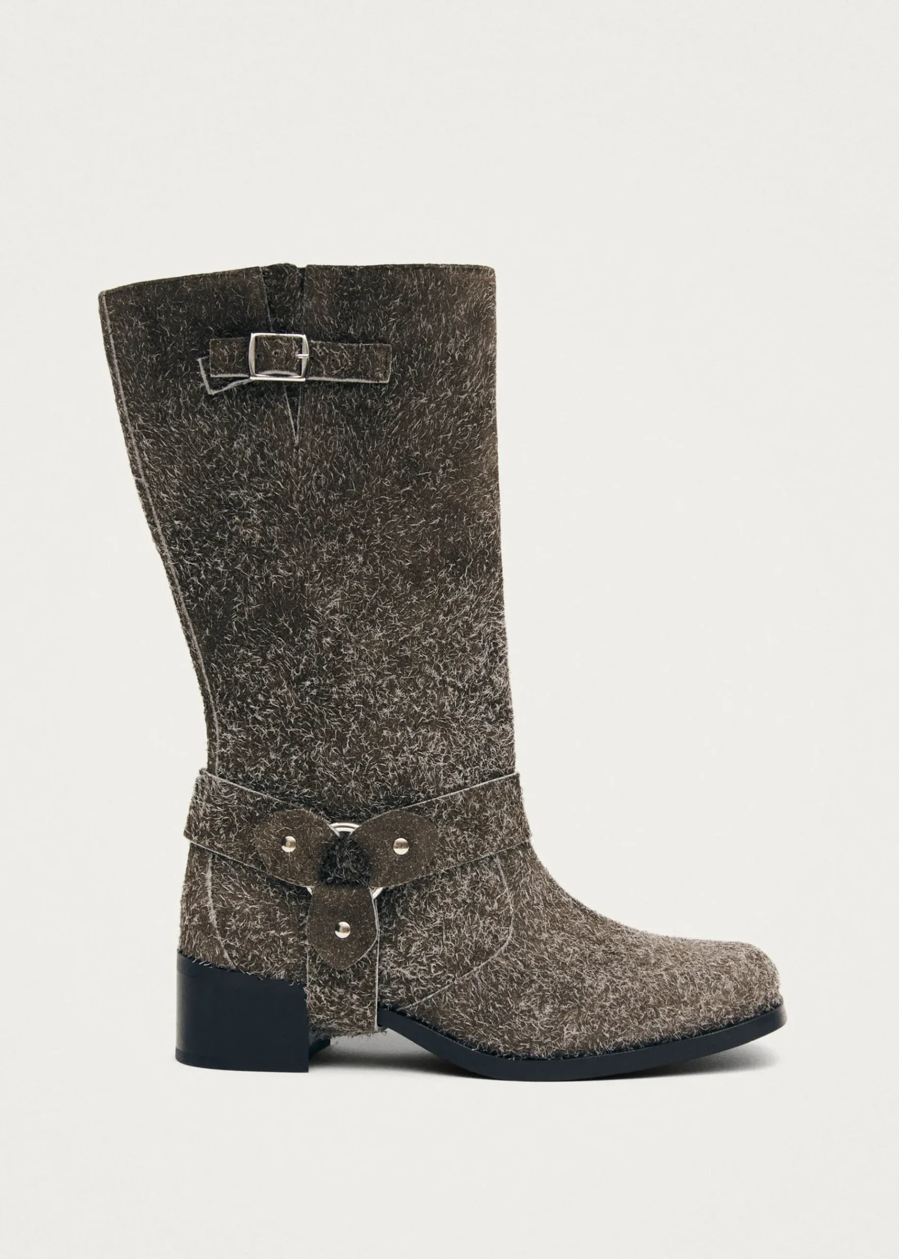 Rocky Suede Fuzzy Dust Khaki
