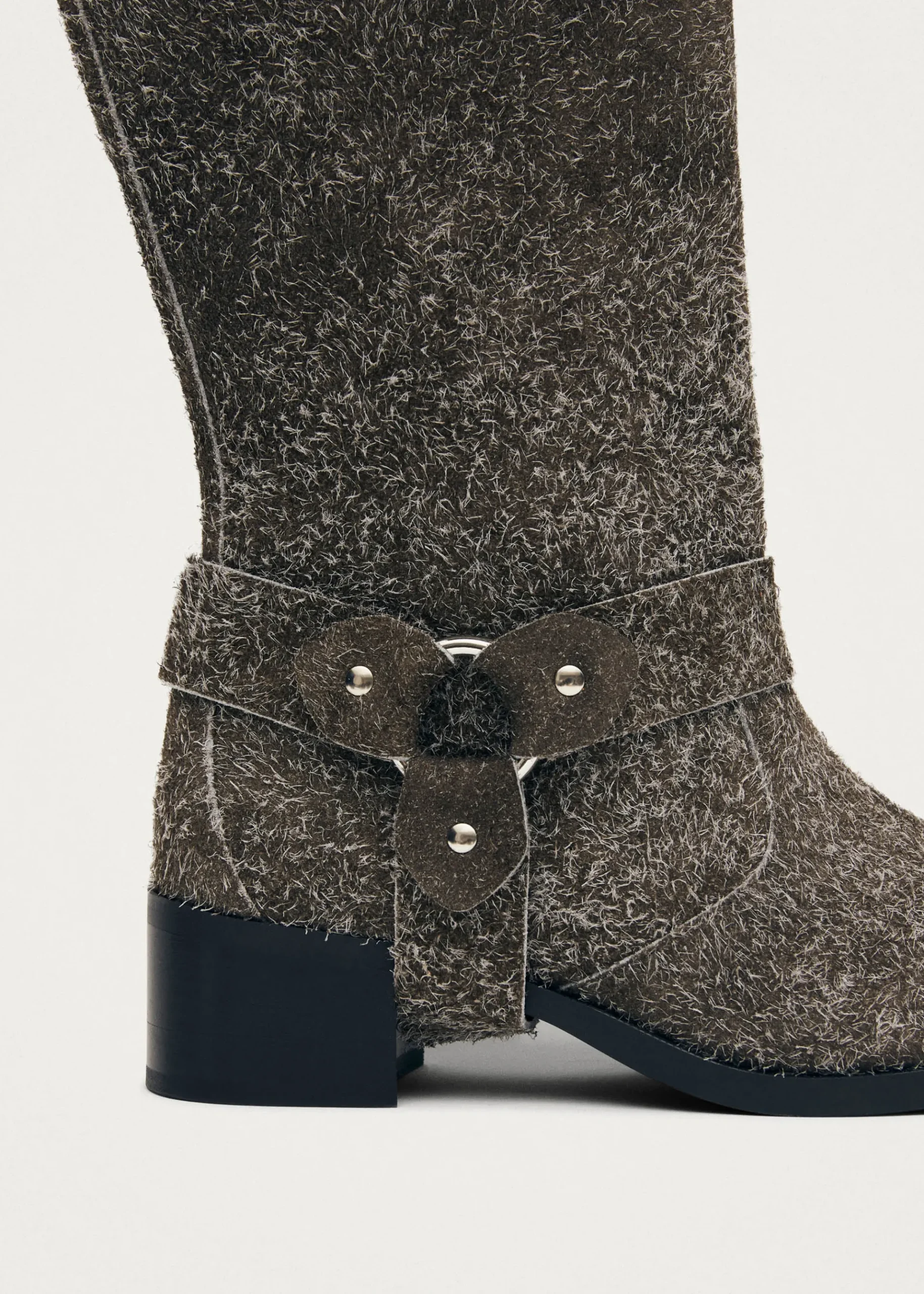 Rocky Suede Fuzzy Dust Khaki