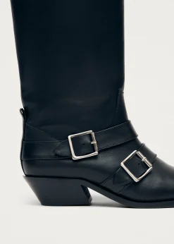 Ryder Black Leather Boots