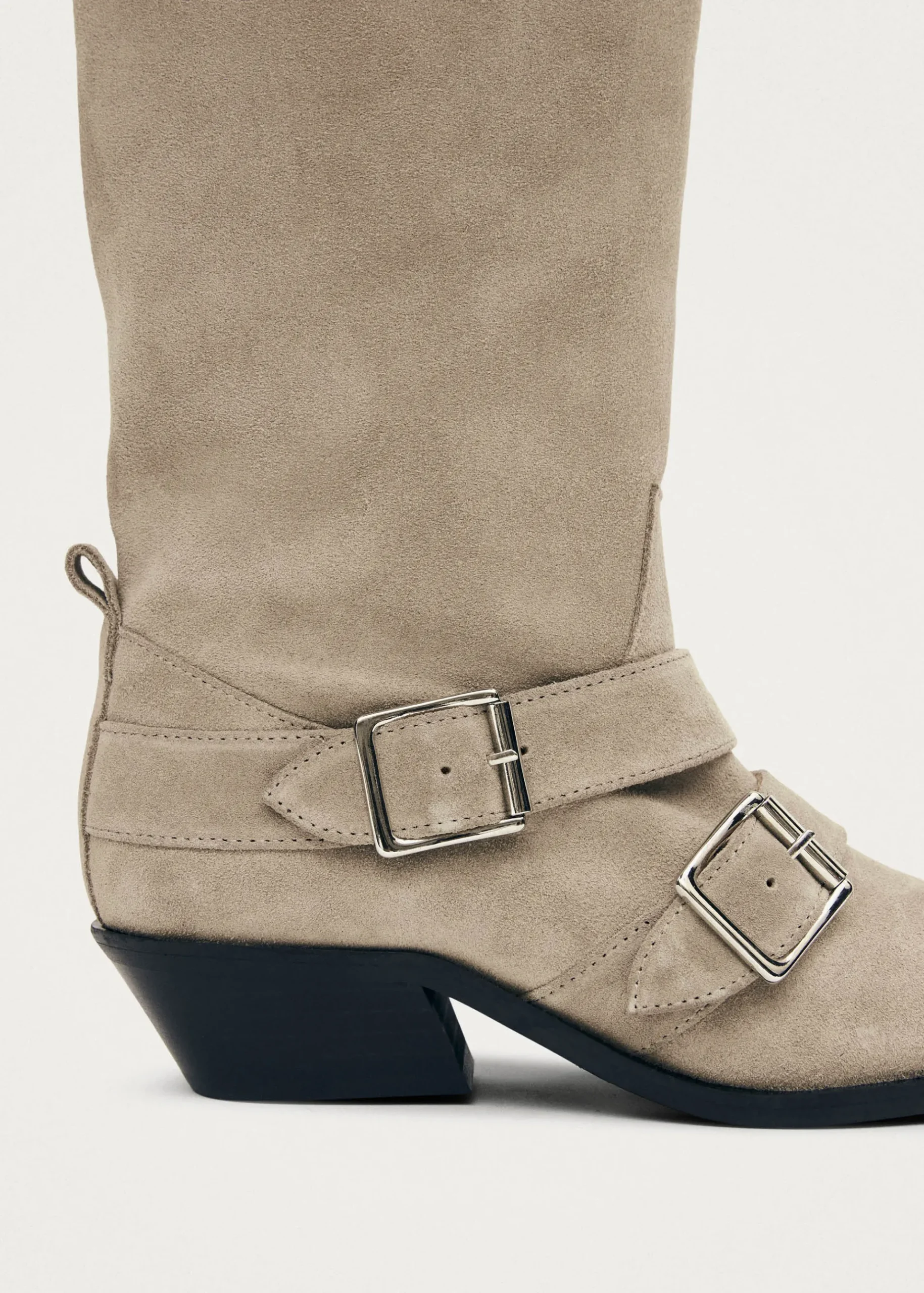Ryder Suede Beige Leather Boots