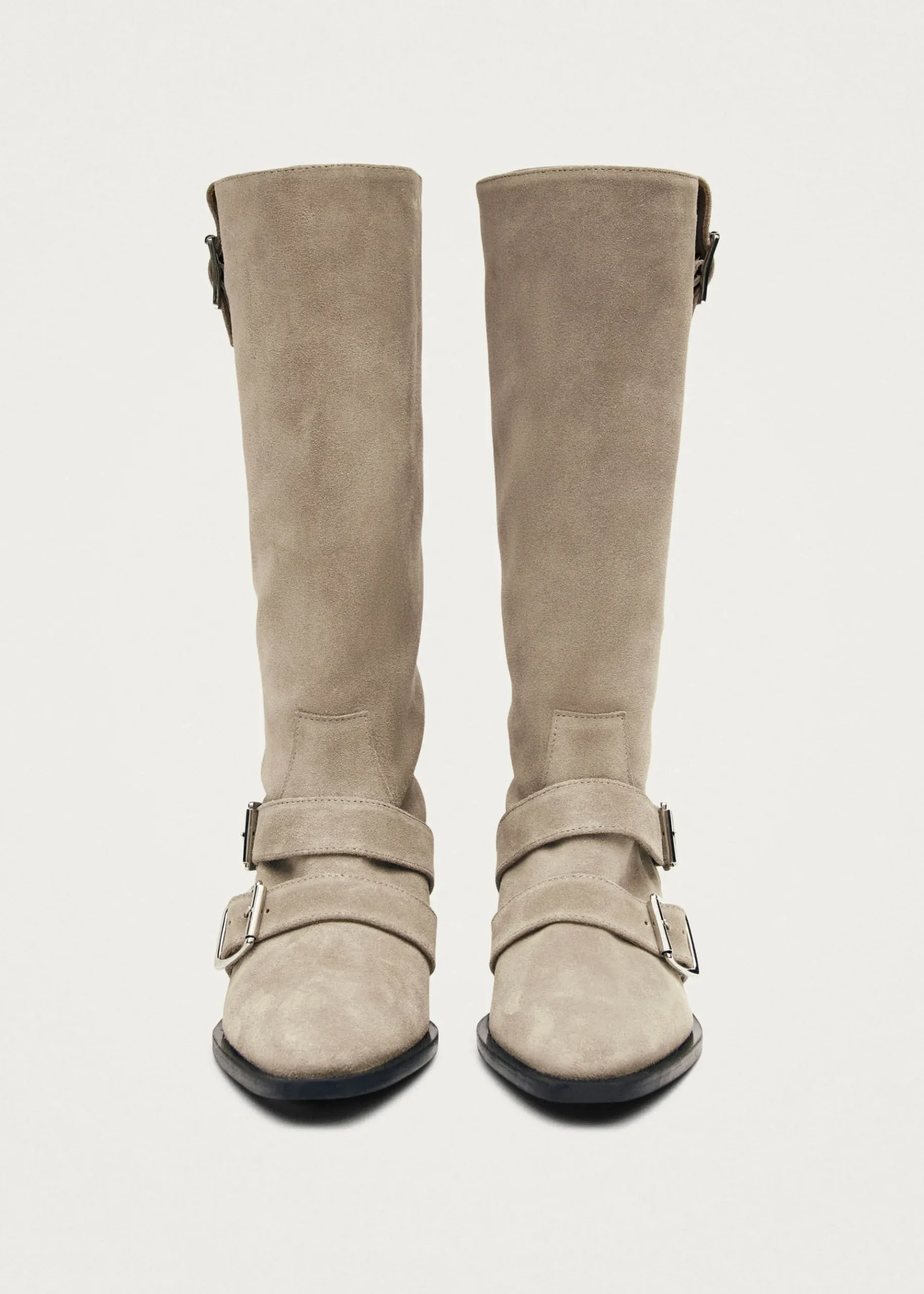 Ryder Suede Beige Leather Boots