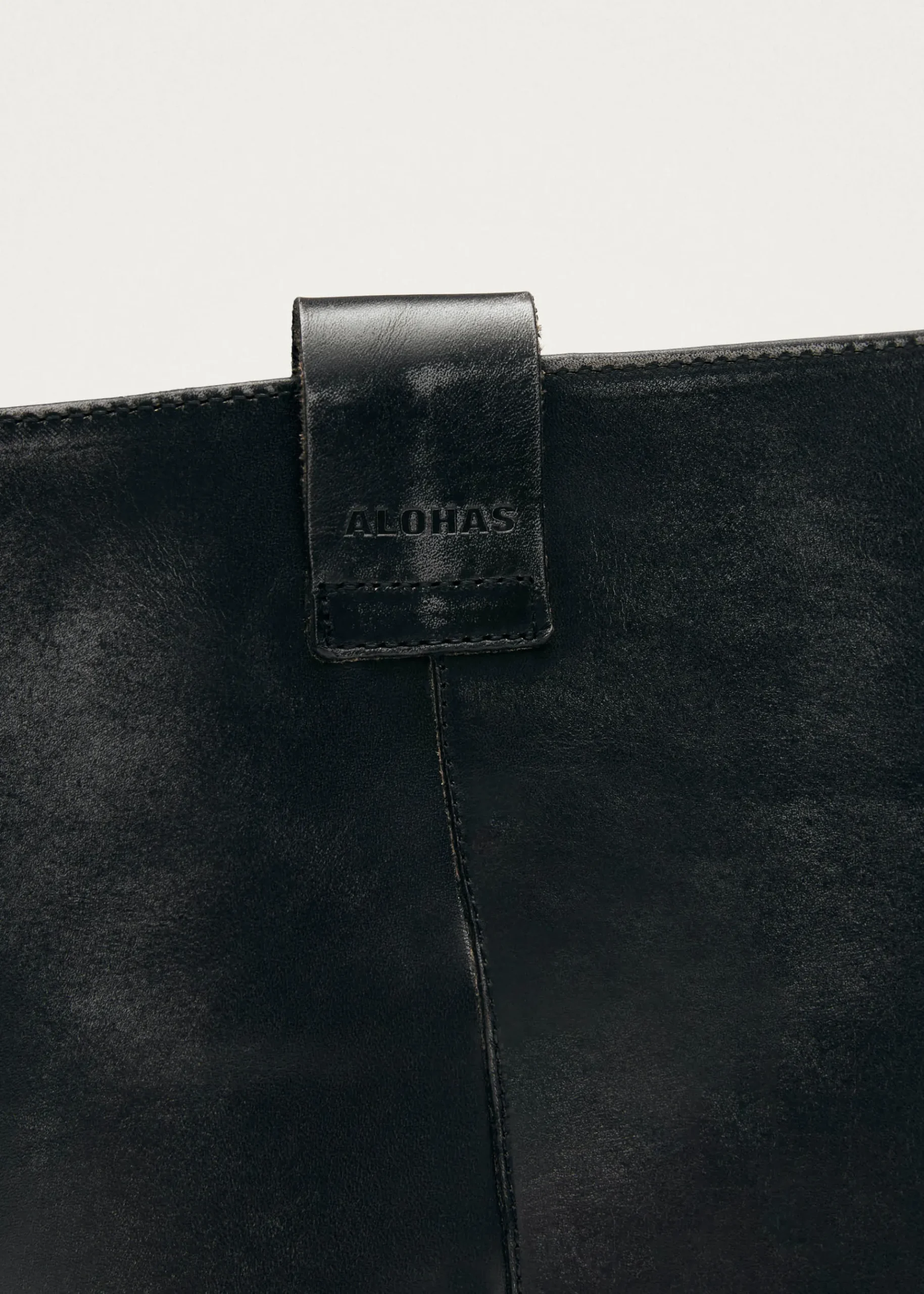 Sajan Schwarze Lederstiefel