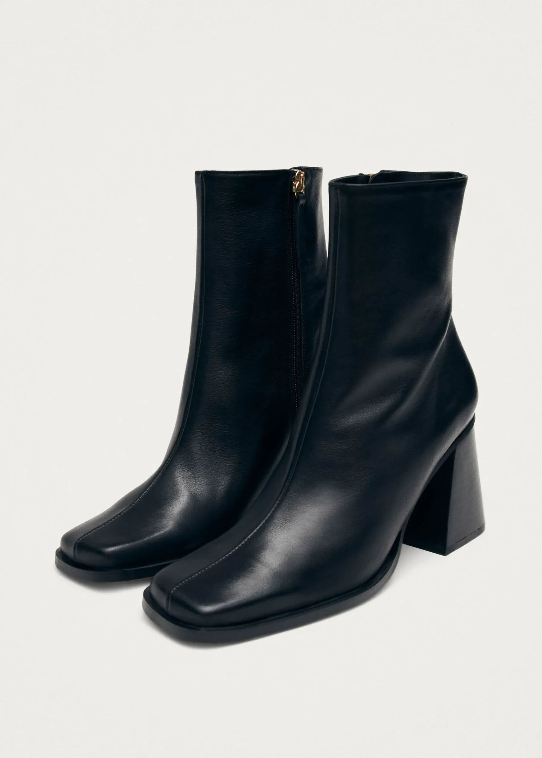 Süd Schwarze Lederstiefel