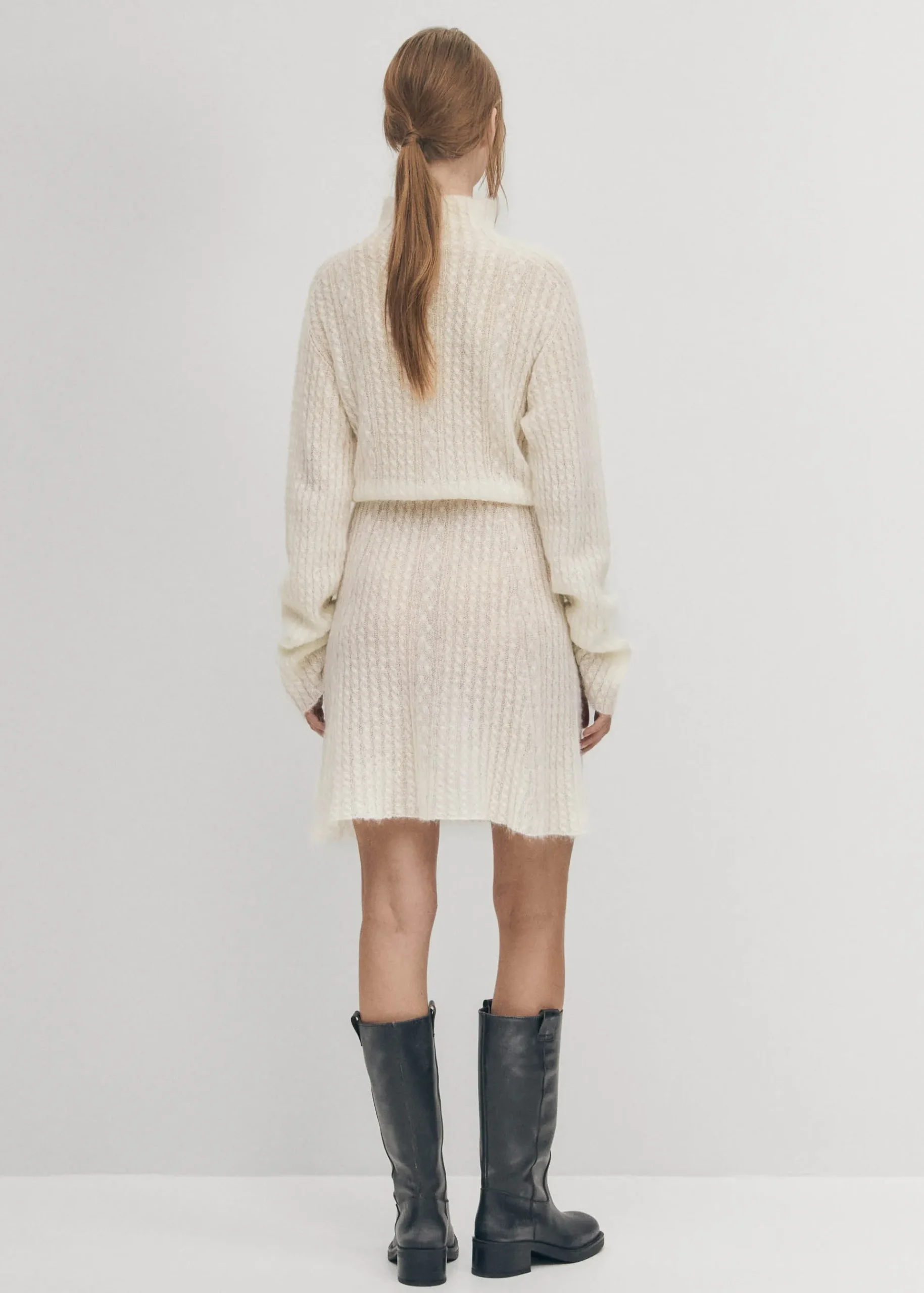 Selene Creme Kleid