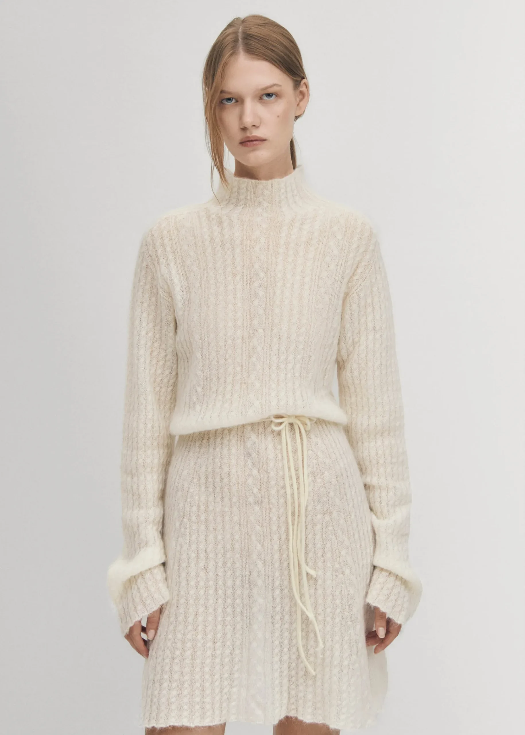 Selene Creme Kleid