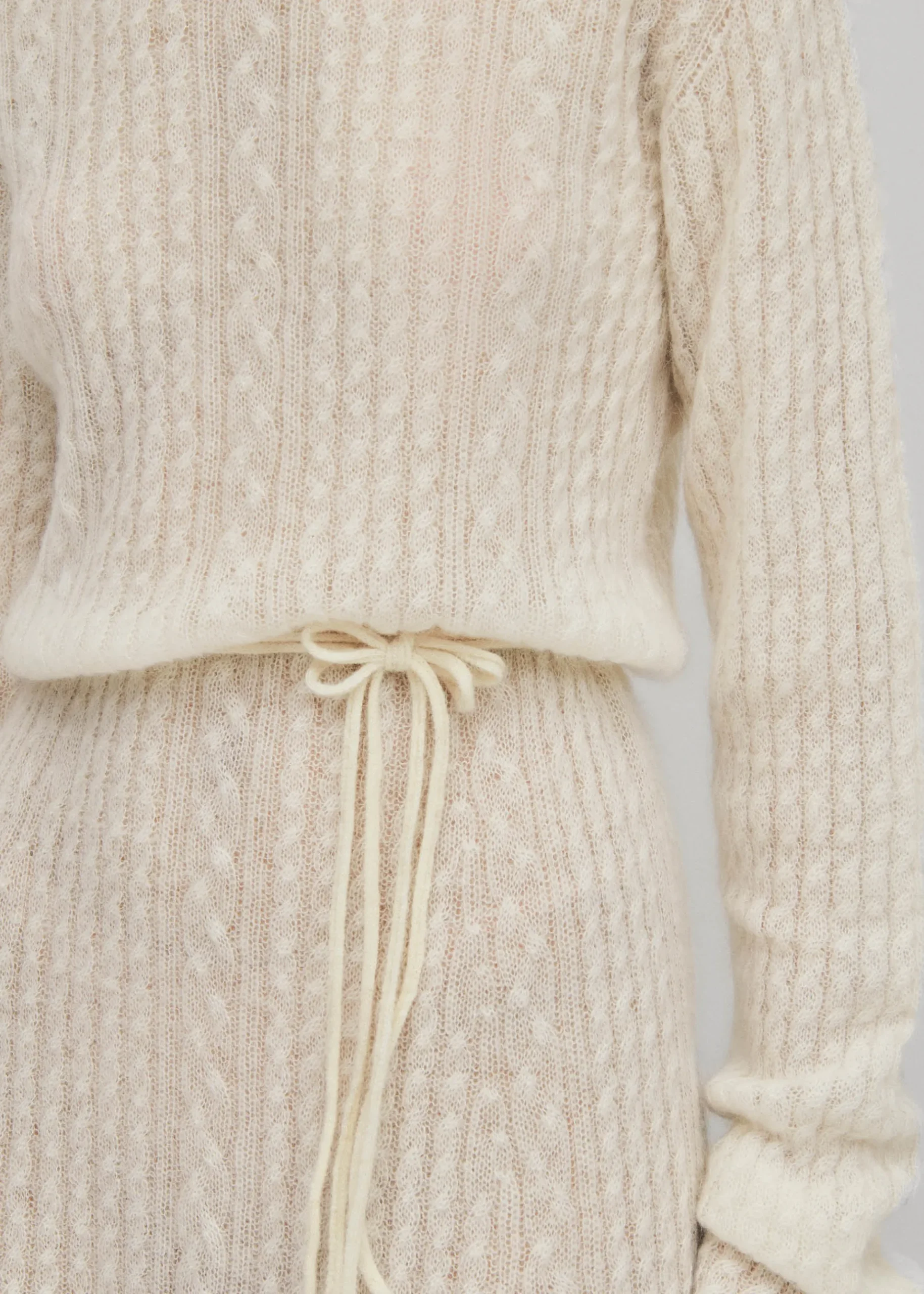Selene Creme Kleid