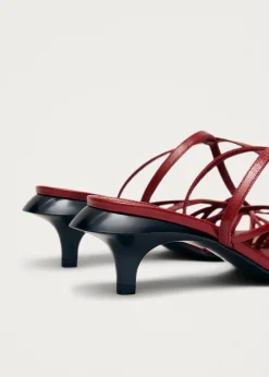 Soleia Rote Ledersandalen