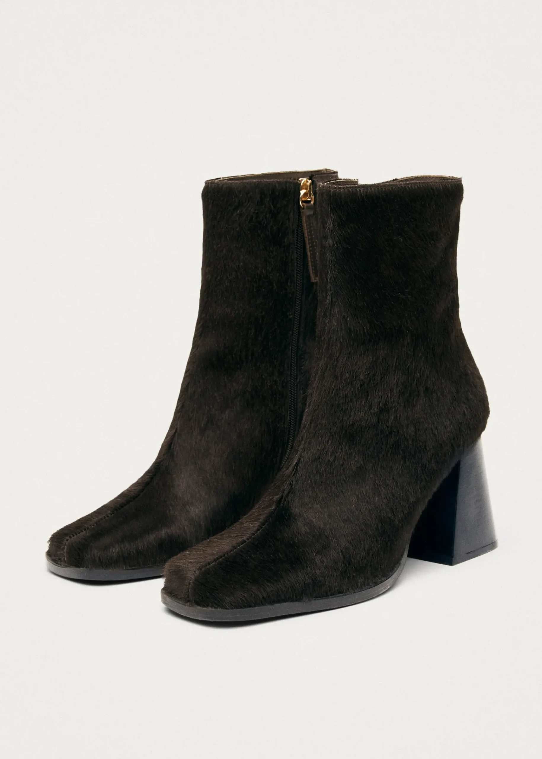 South Soft Braune Leder Stiefeletten