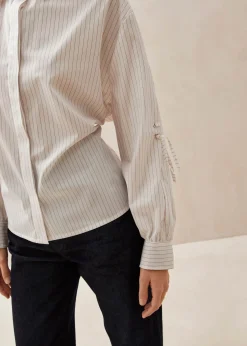 Sugar Red Thin Stripes Shirt