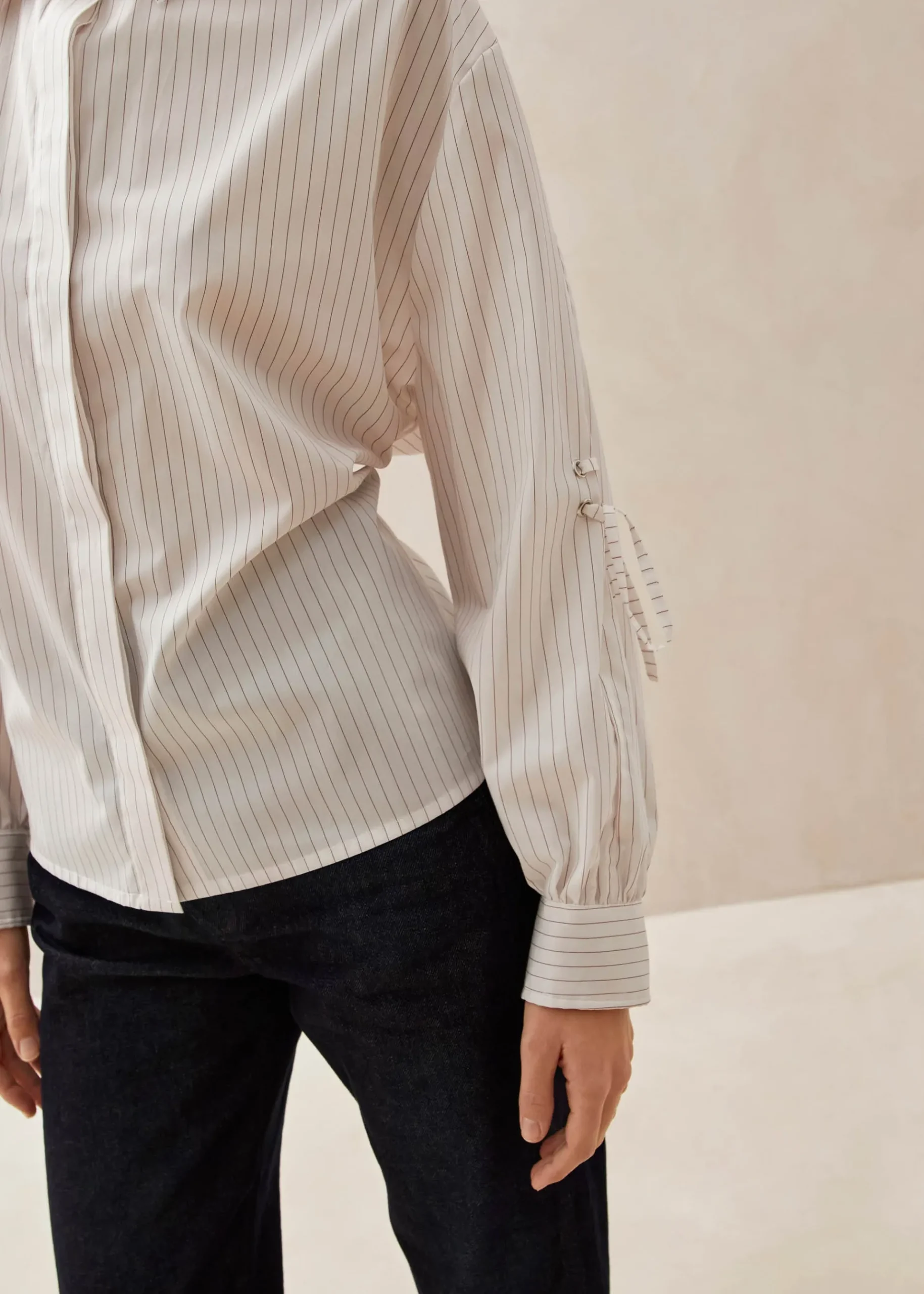 Sugar Red Thin Stripes Shirt
