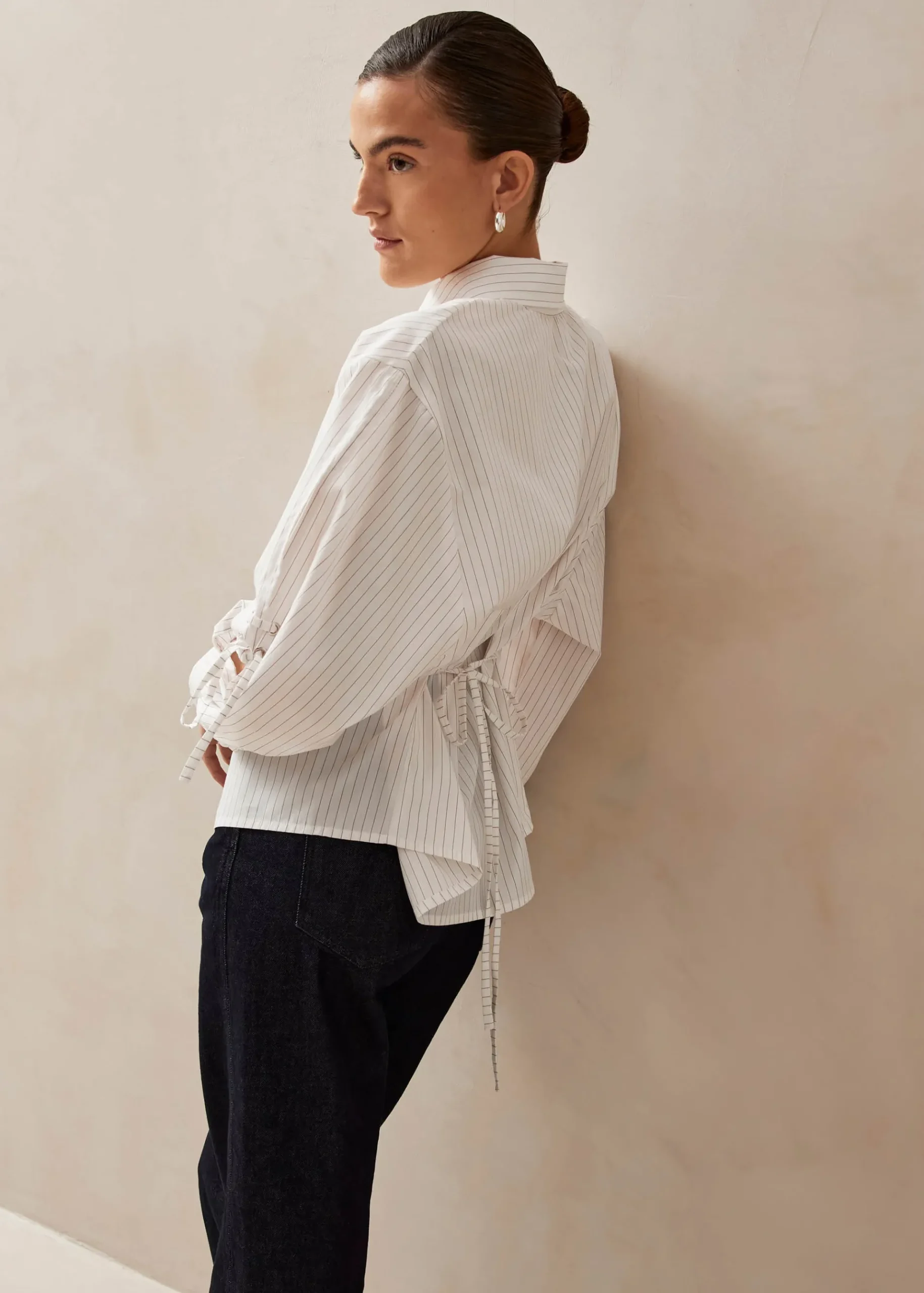 Sugar Red Thin Stripes Shirt