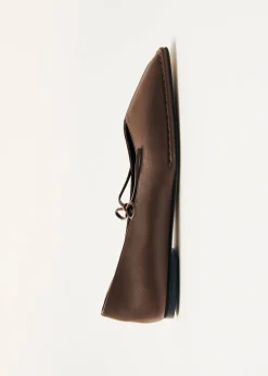 Sway Braune Ballerinas aus Leder