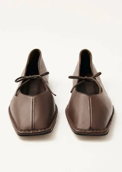 Sway Braune Ballerinas aus Leder
