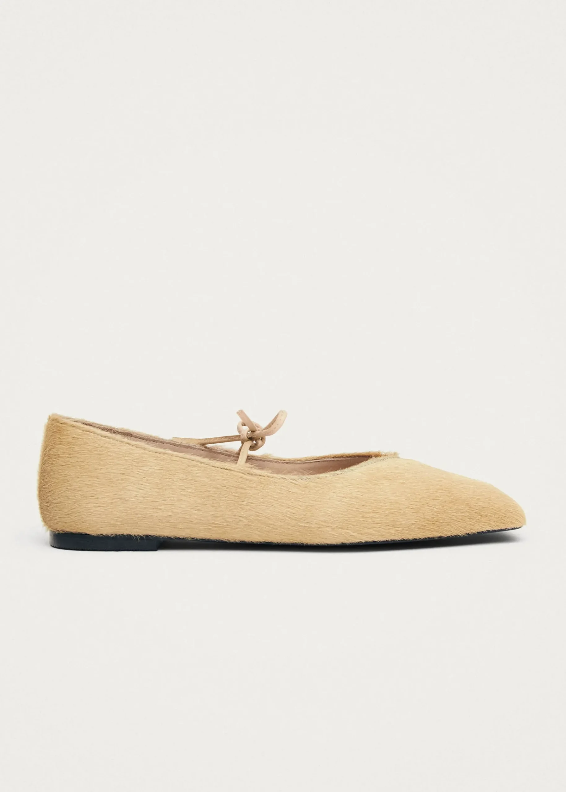Sway Soft Beige Leder Ballerinas