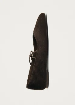 Sway Soft Braune Leder Ballerinas