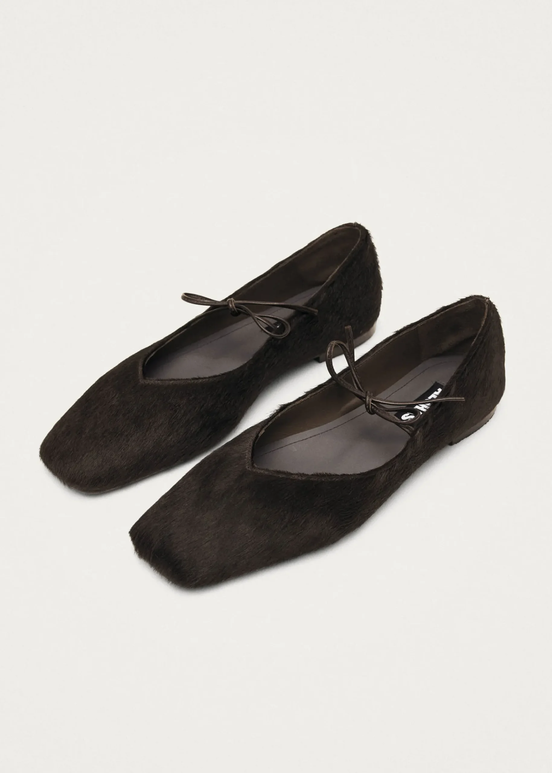 Sway Soft Braune Leder Ballerinas