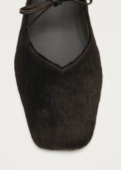 Sway Soft Braune Leder Ballerinas
