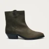 Syd Soft Khaki Leder Stiefeletten