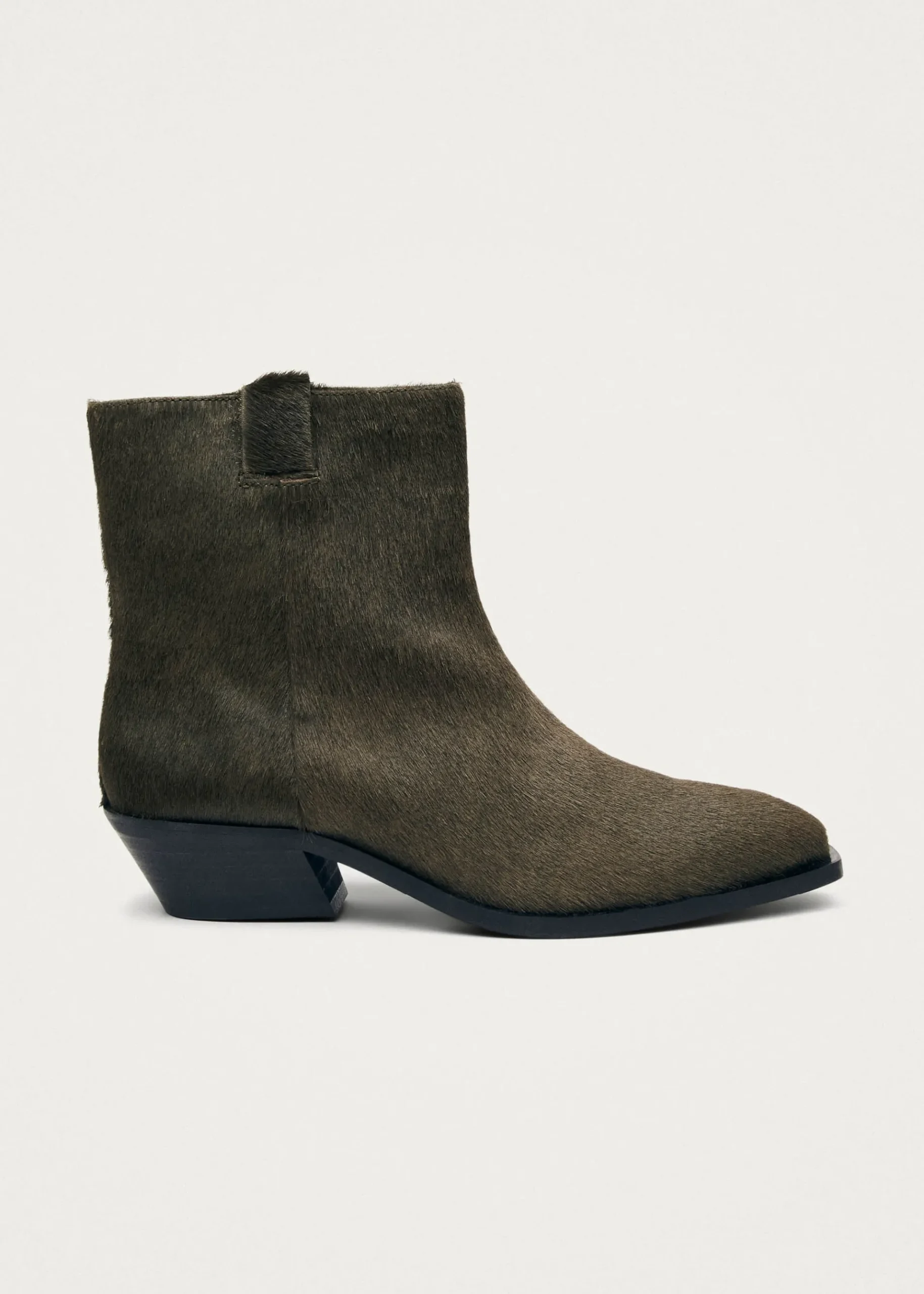 Syd Soft Khaki Leder Stiefeletten